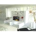Living Armonia MDF Alb Lucios - Varianta 1 cu sistem "PUSH TO OPEN"